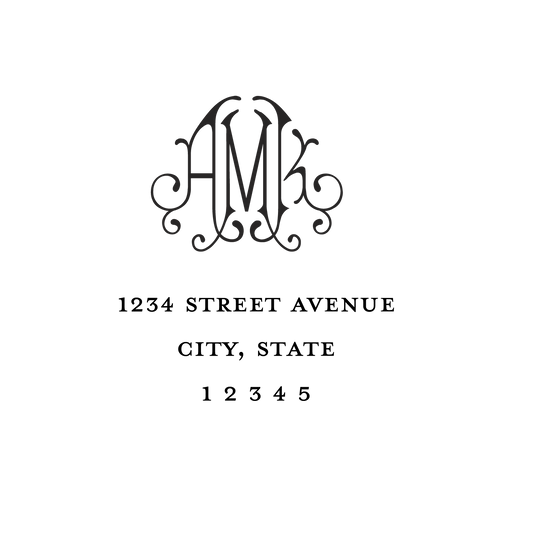 style #18 | return address stamp