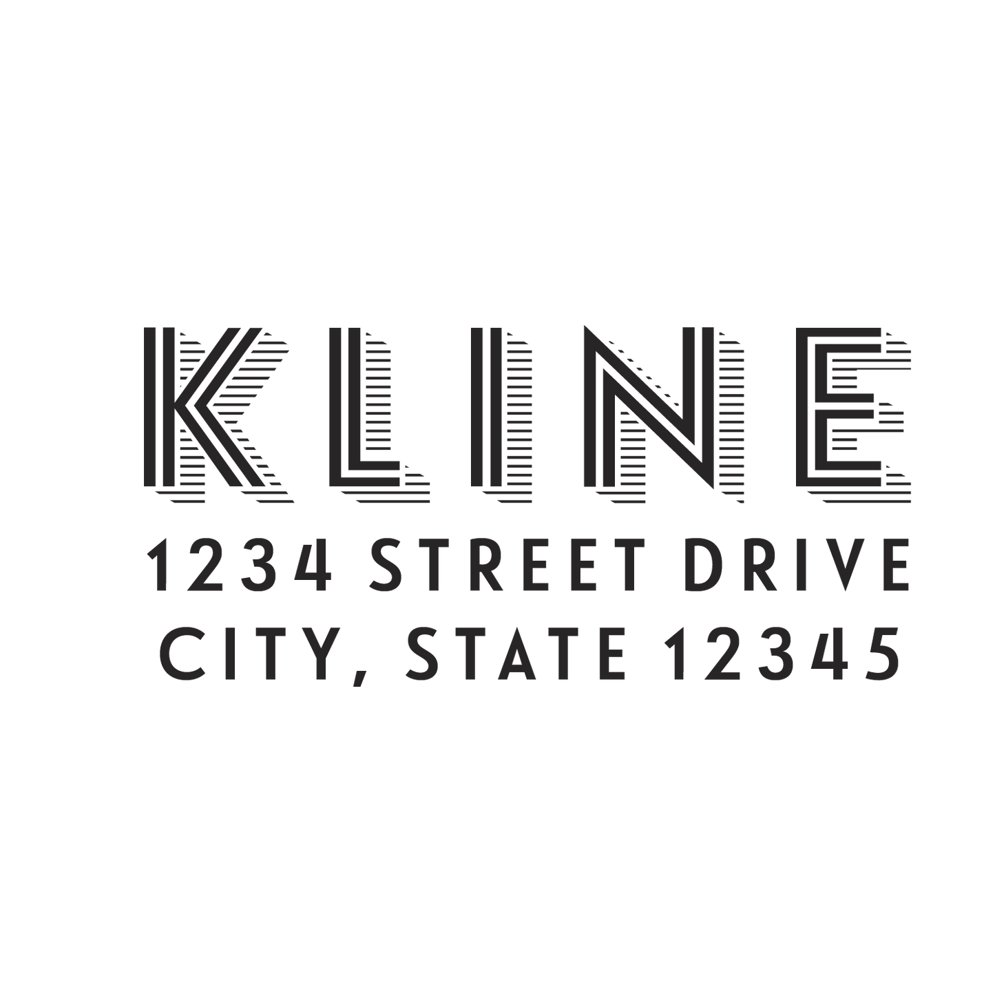 style #19 | return address stamp