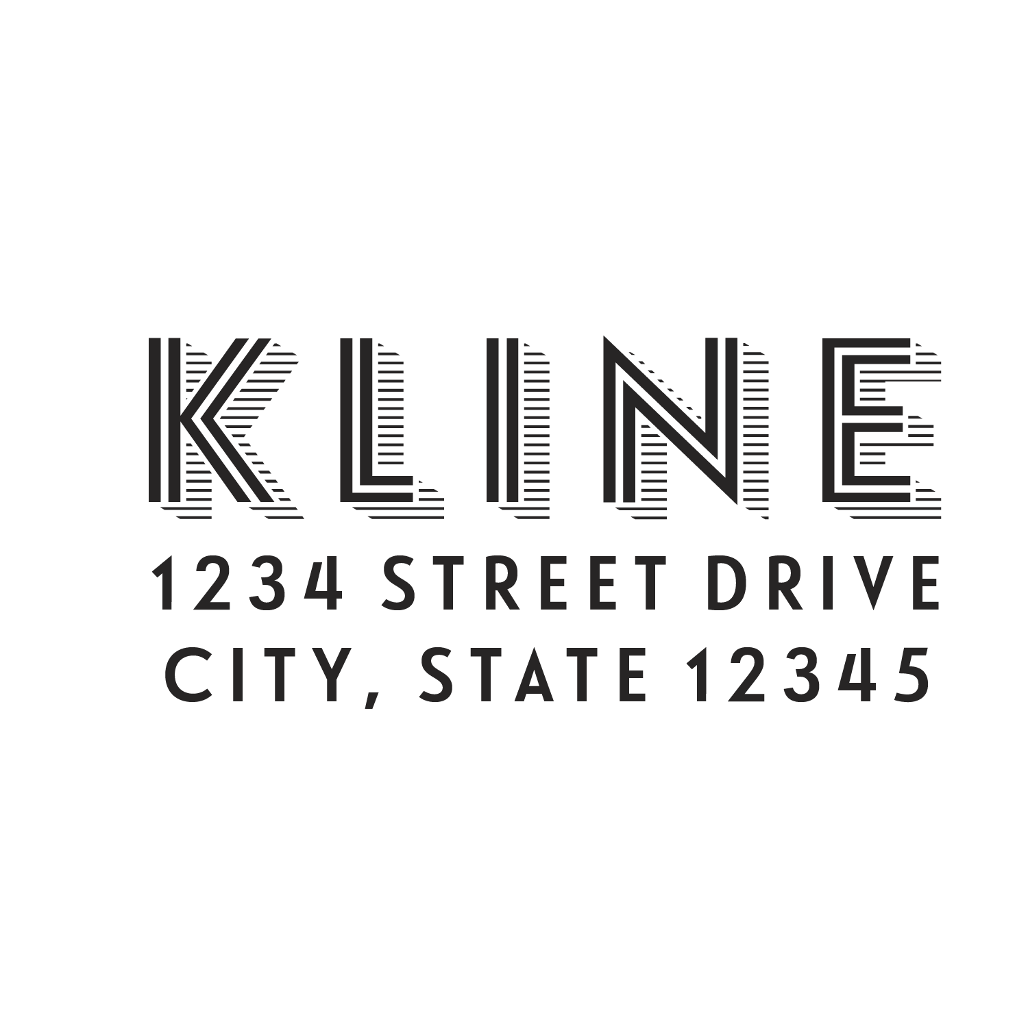 style #19 | return address stamp
