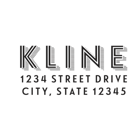 style #19 | return address stamp