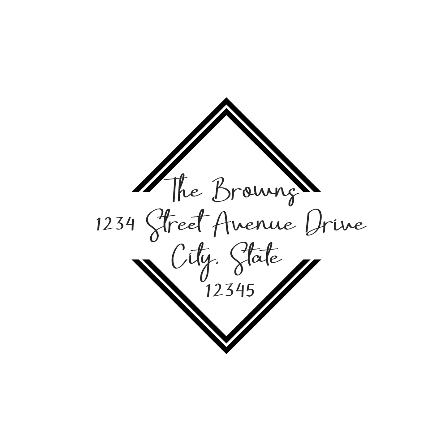 style #20 | return address stamp