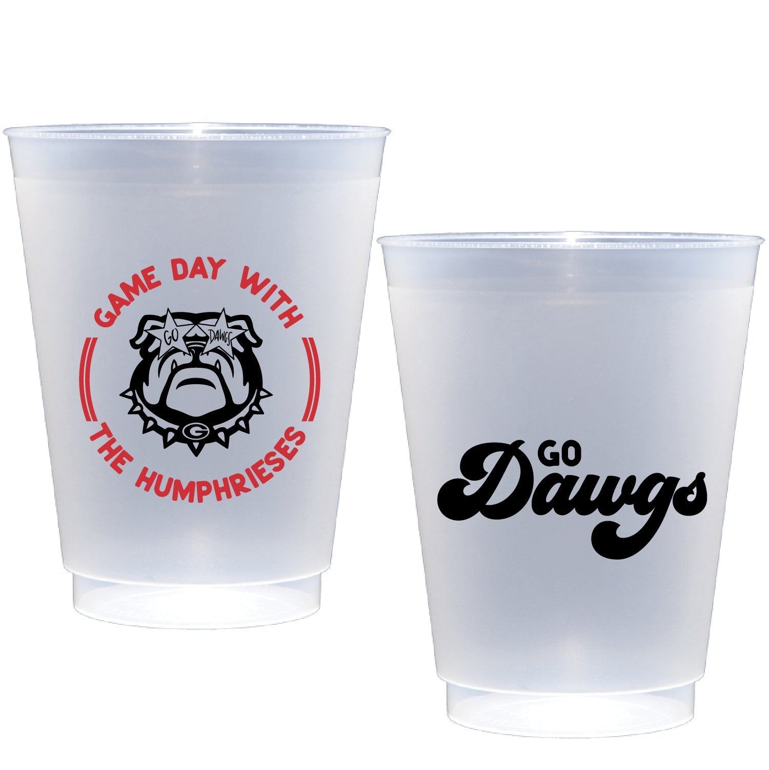 UGA Game Day Personalized Flex Cup