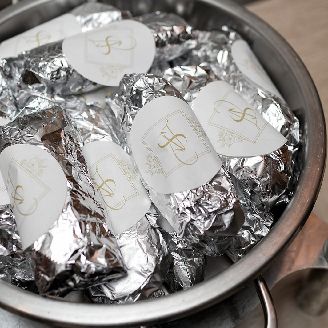 Personalized taco stickers