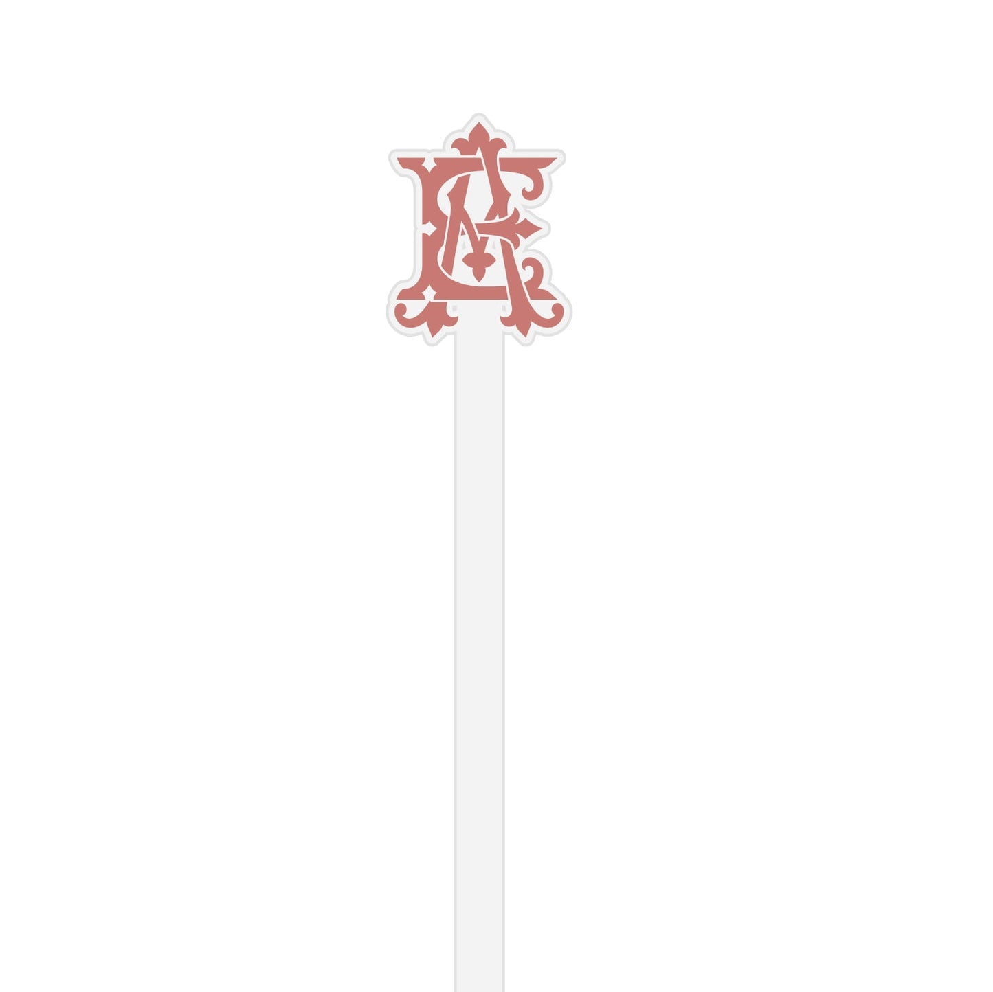 w1 | stir stick | die-cut acrylic shape