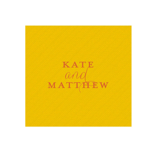 Custom Cocktail Napkin