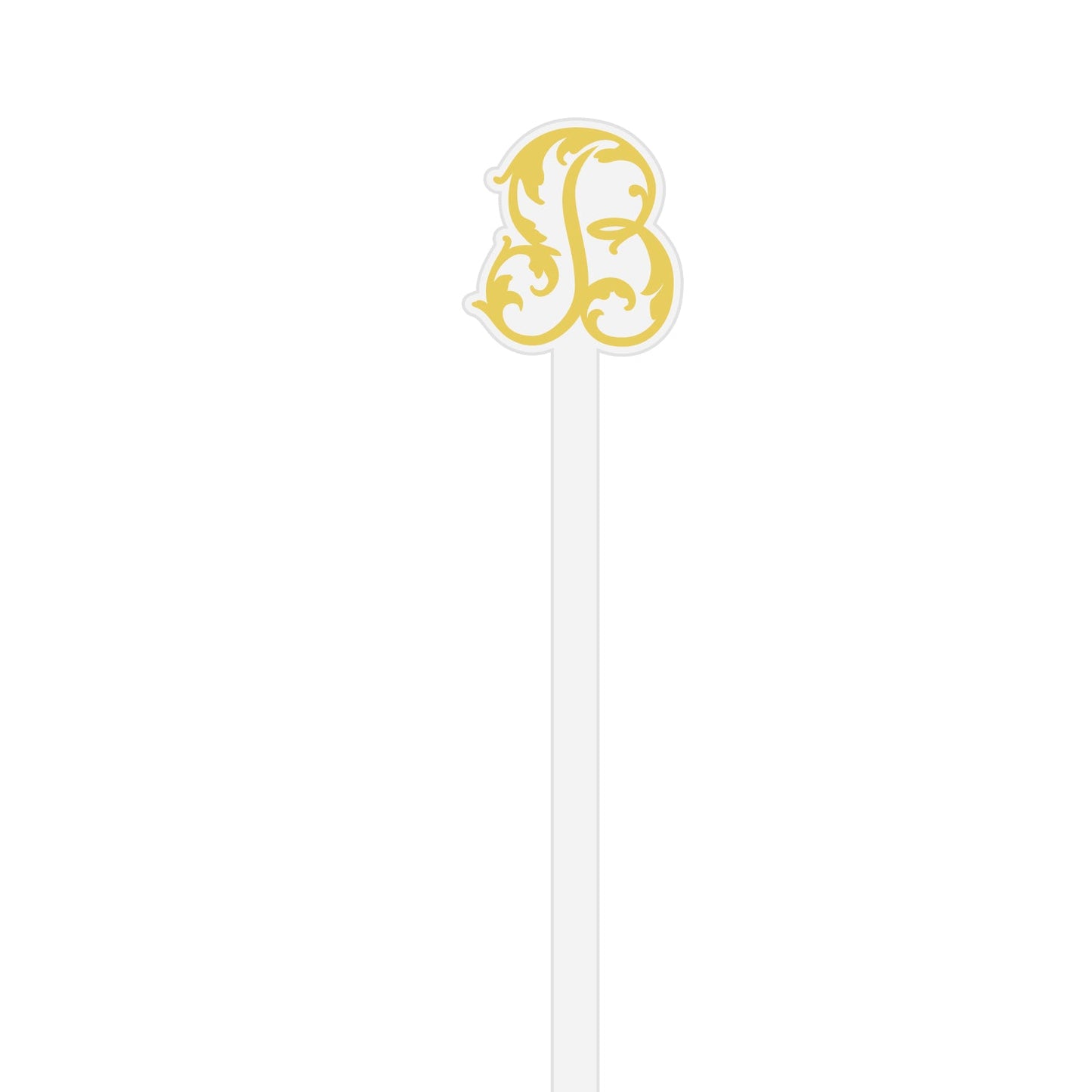 w11 | stir stick | die-cut acrylic shape