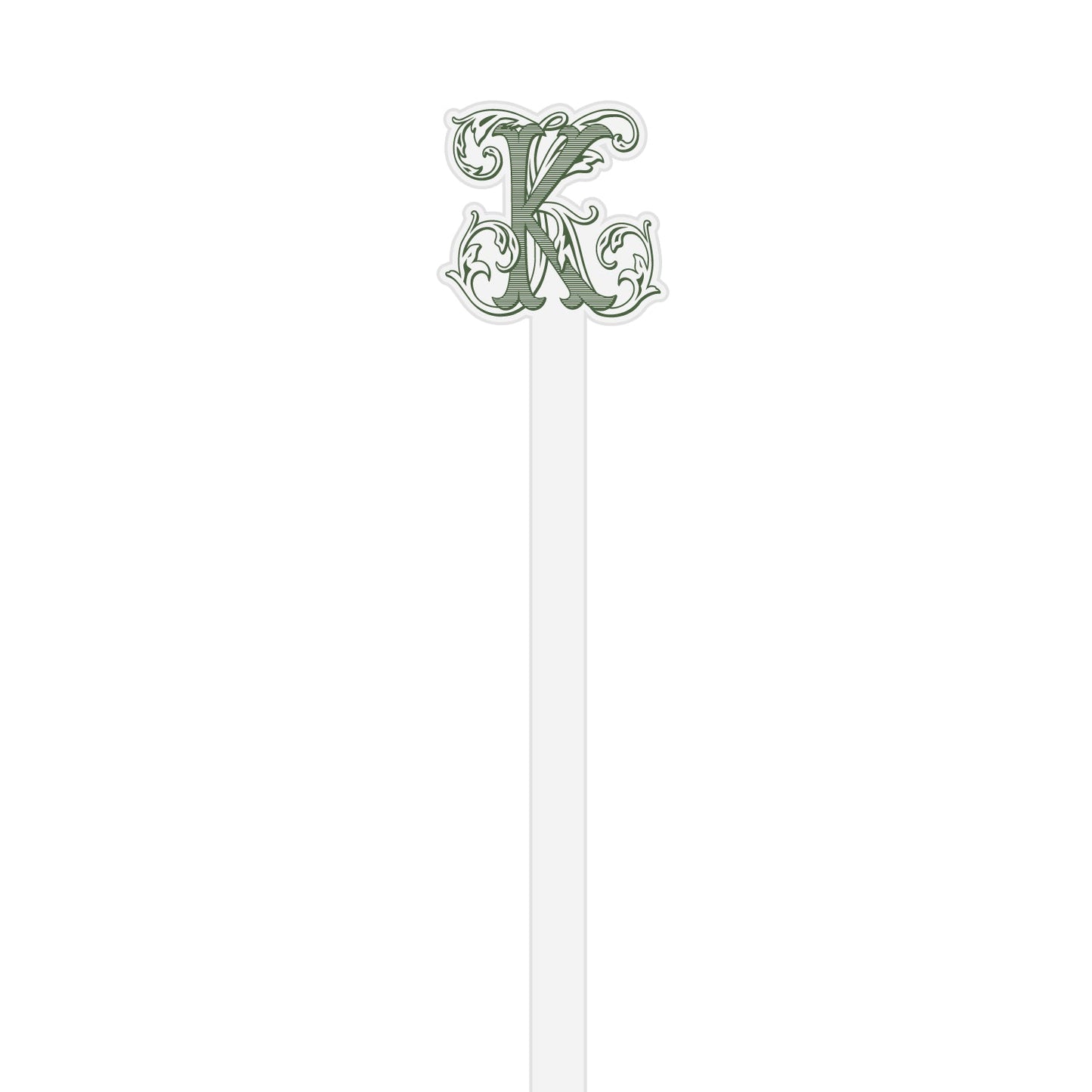 W3 | stir stick | die-cut acrylic shape