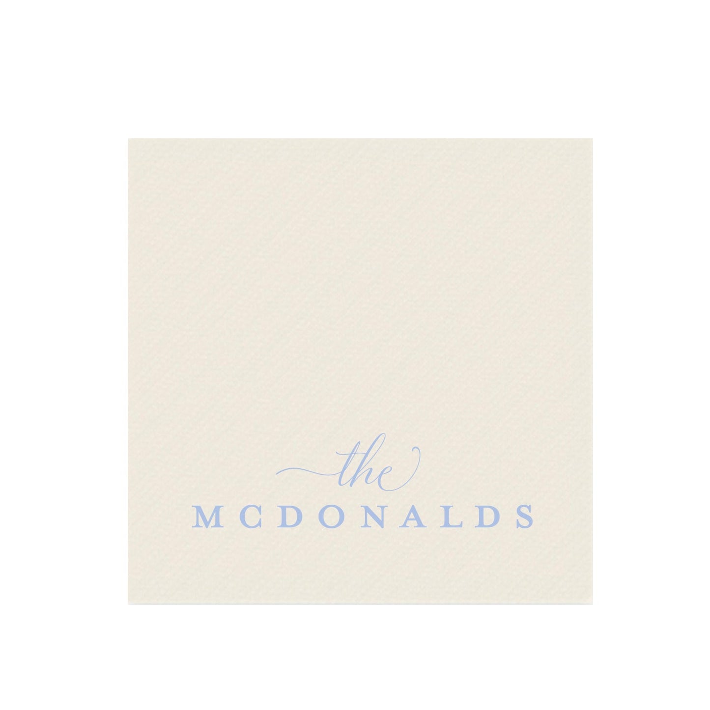 Custom Cocktail Napkin