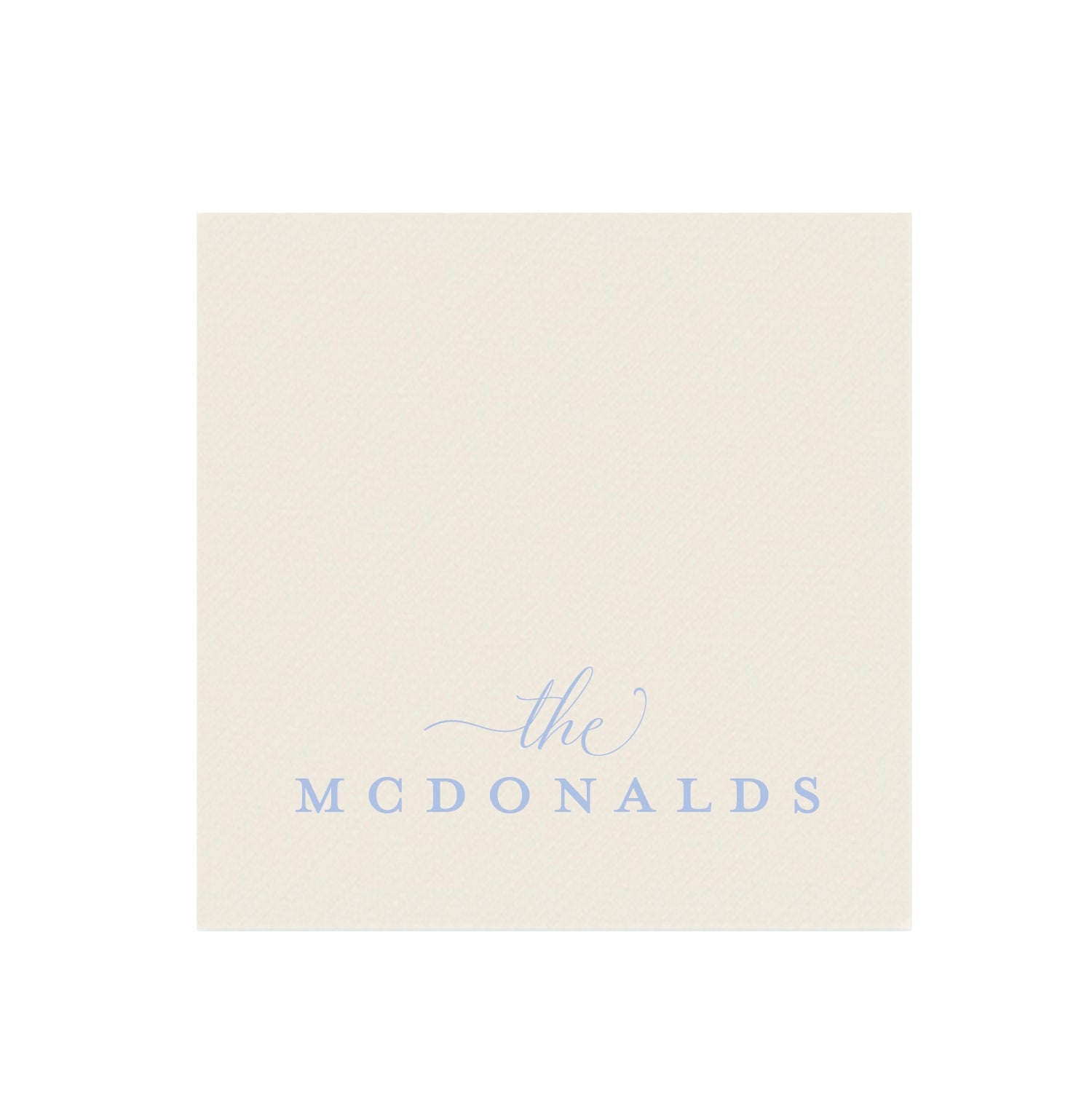 Custom Cocktail Napkin