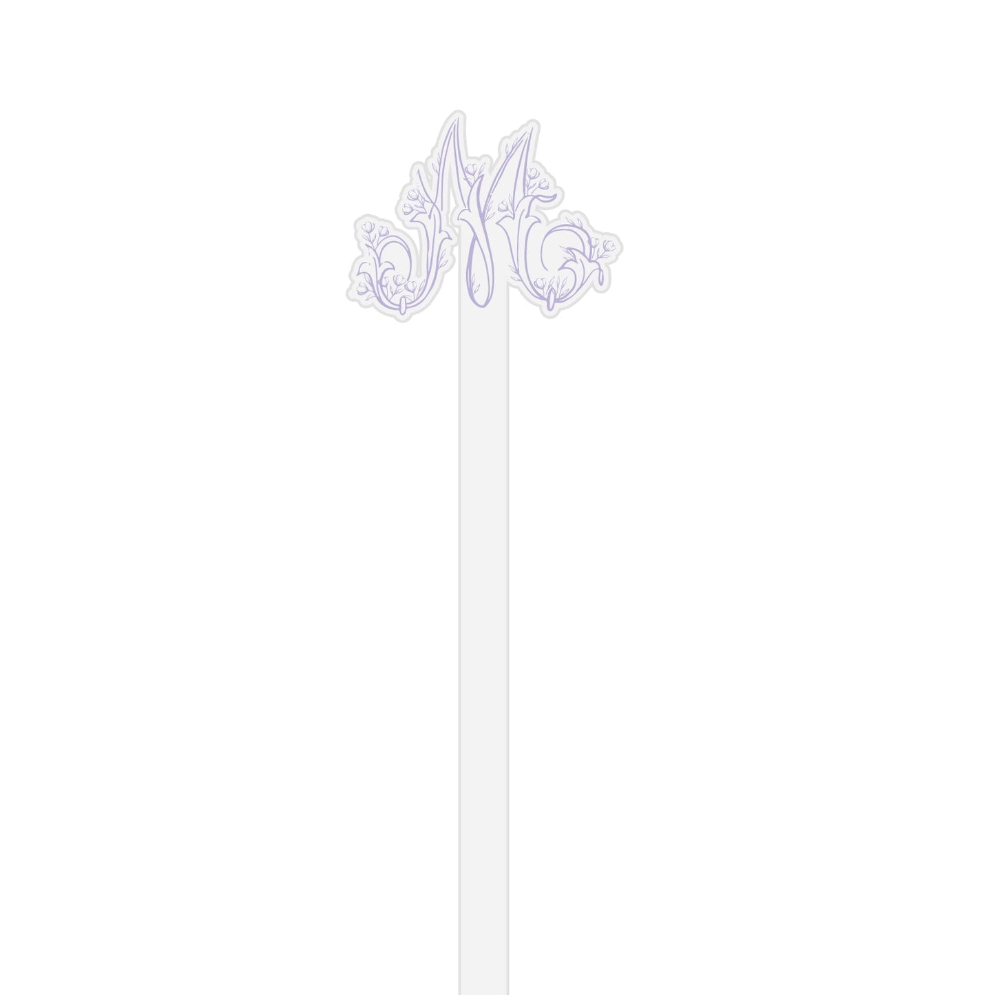 W7 | stir stick | die-cut acrylic shape