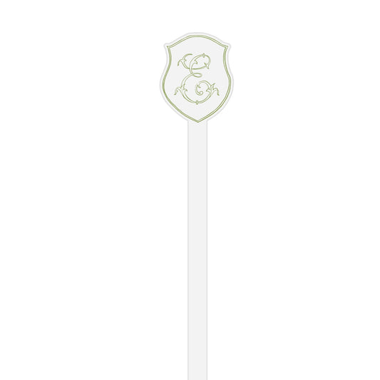 W8 | stir stick | die-cut acrylic shape