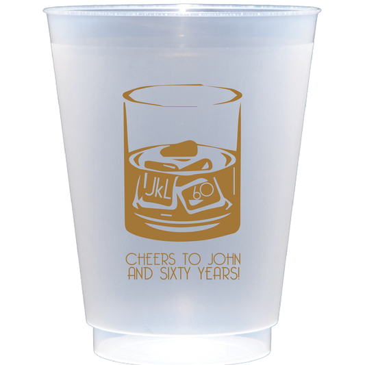 Personalized whiskey glass | Frosted Flex Cup