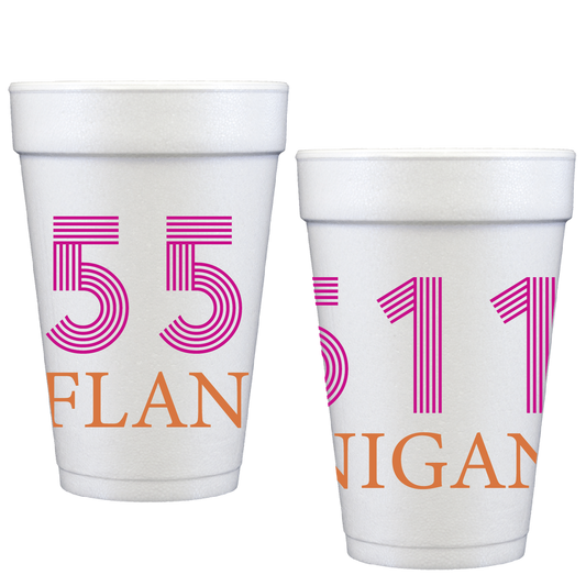 personalized address block | styrofoam cup
