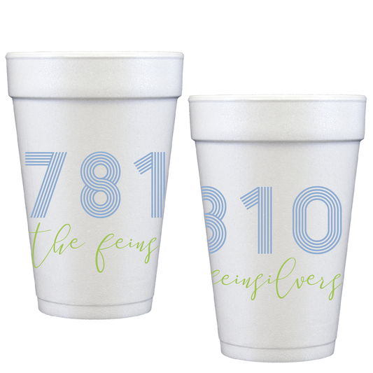 personalized address | styrofoam cup