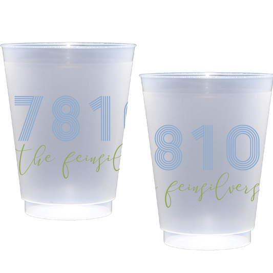 Personalized script address | Frosted Flex Cup