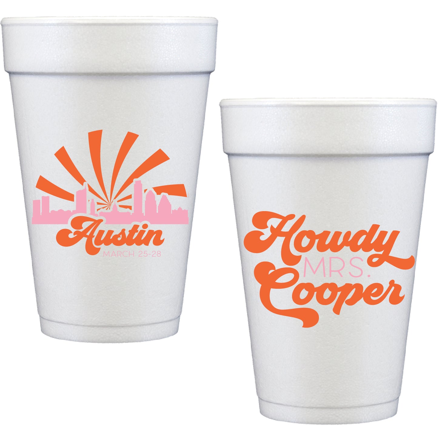 austin | styrofoam cups