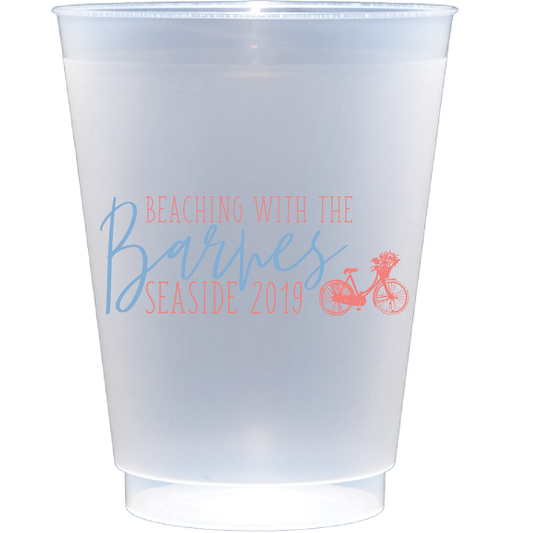 Personalized Seaside vacation | Frosted Flex Cup