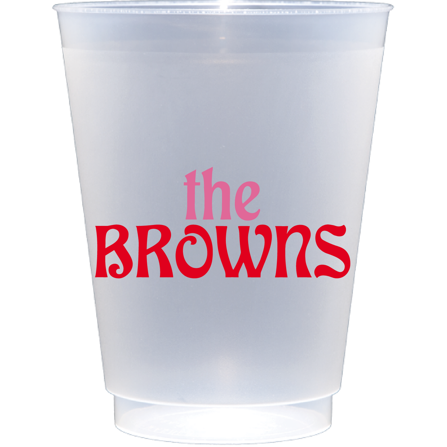 Personalized family | Frosted Flex Cup