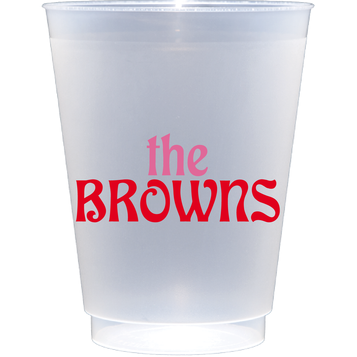 Personalized family | Frosted Flex Cup