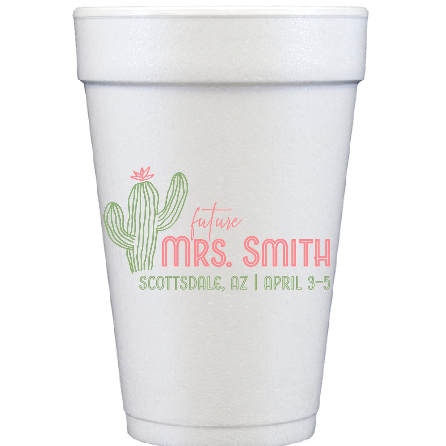 cactus | styrofoam cups