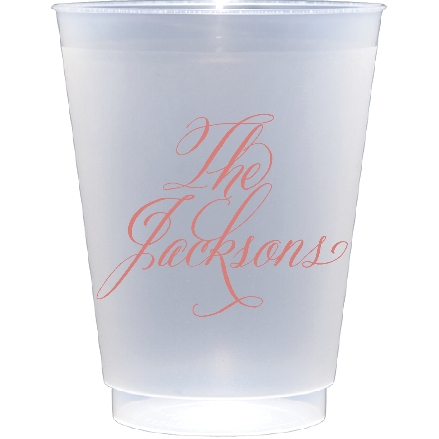 personalized script | Frosted Flex Cup