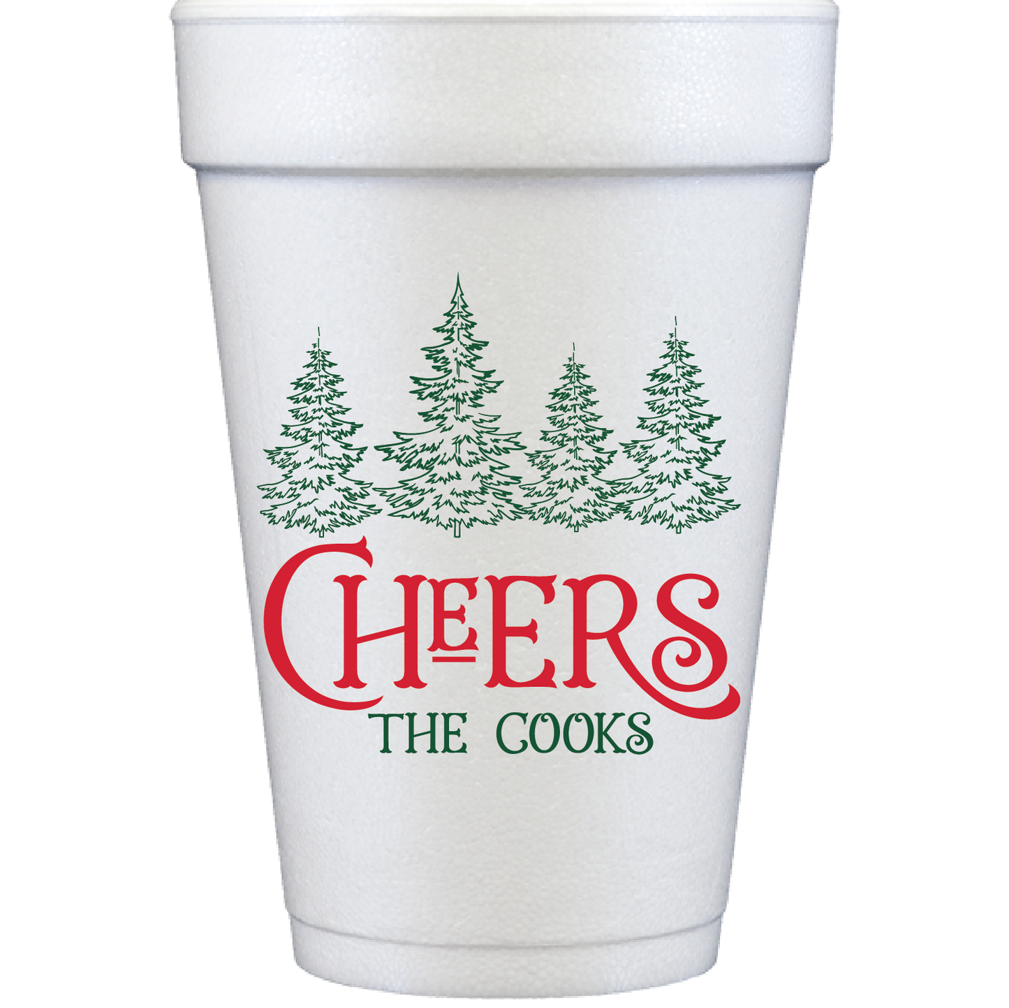 Personalized Christmas Tree | styrofoam cup