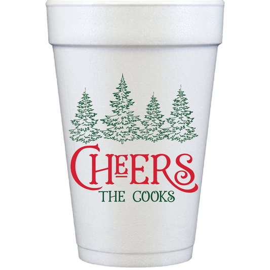 Personalized Christmas Tree | styrofoam cup