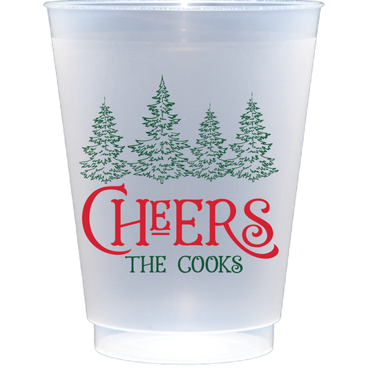 christmas tree cheers | shatterproof frosted flex