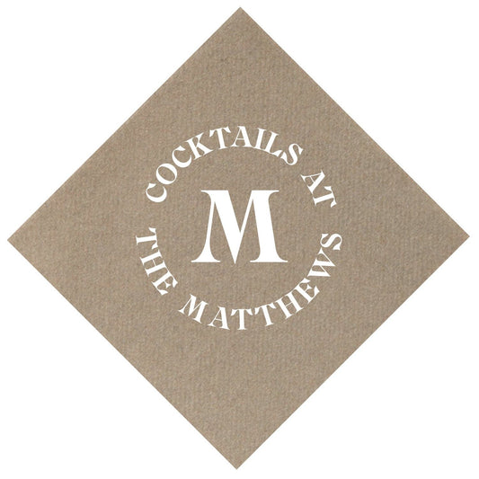 Custom Cocktail Napkin