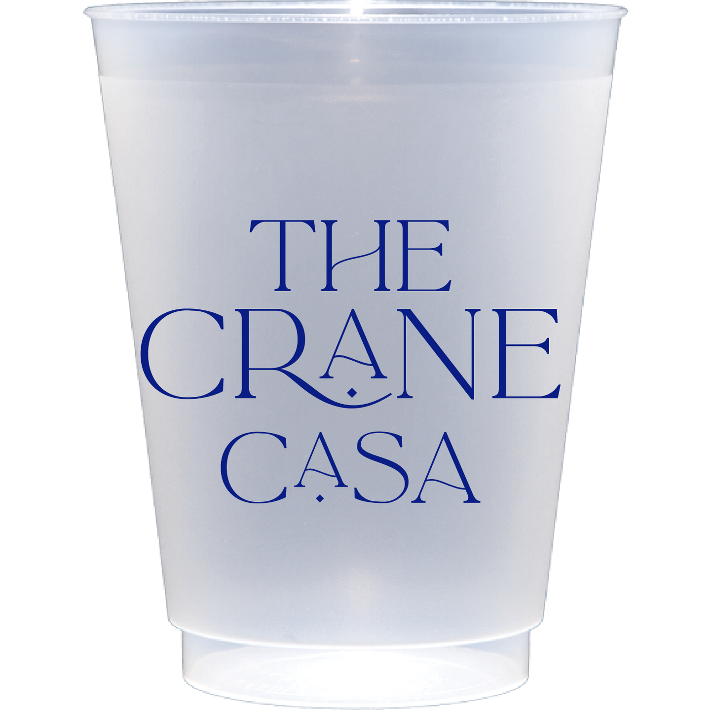 Personalized wave text | Frosted Flex Cup