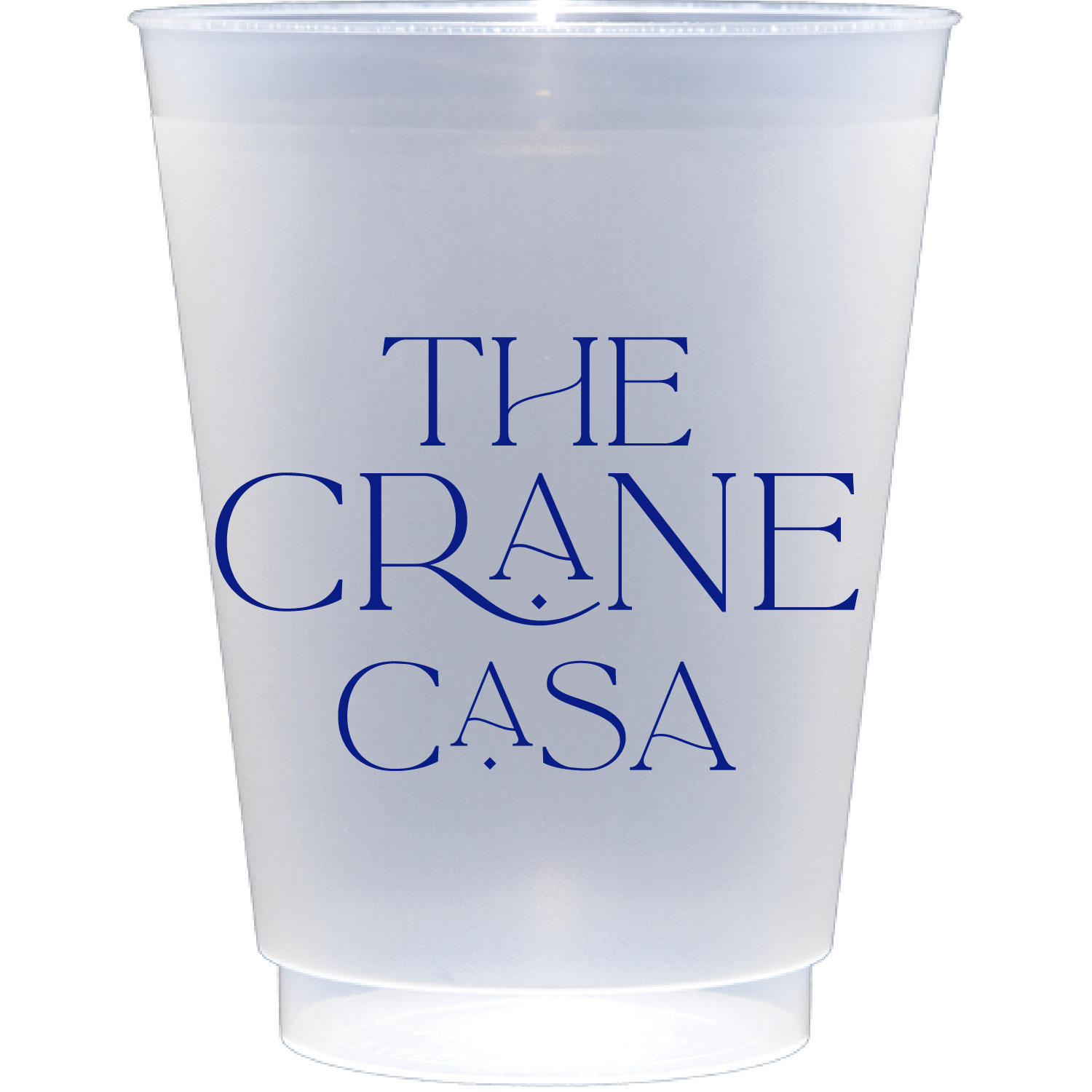 Personalized wave text | Frosted Flex Cup