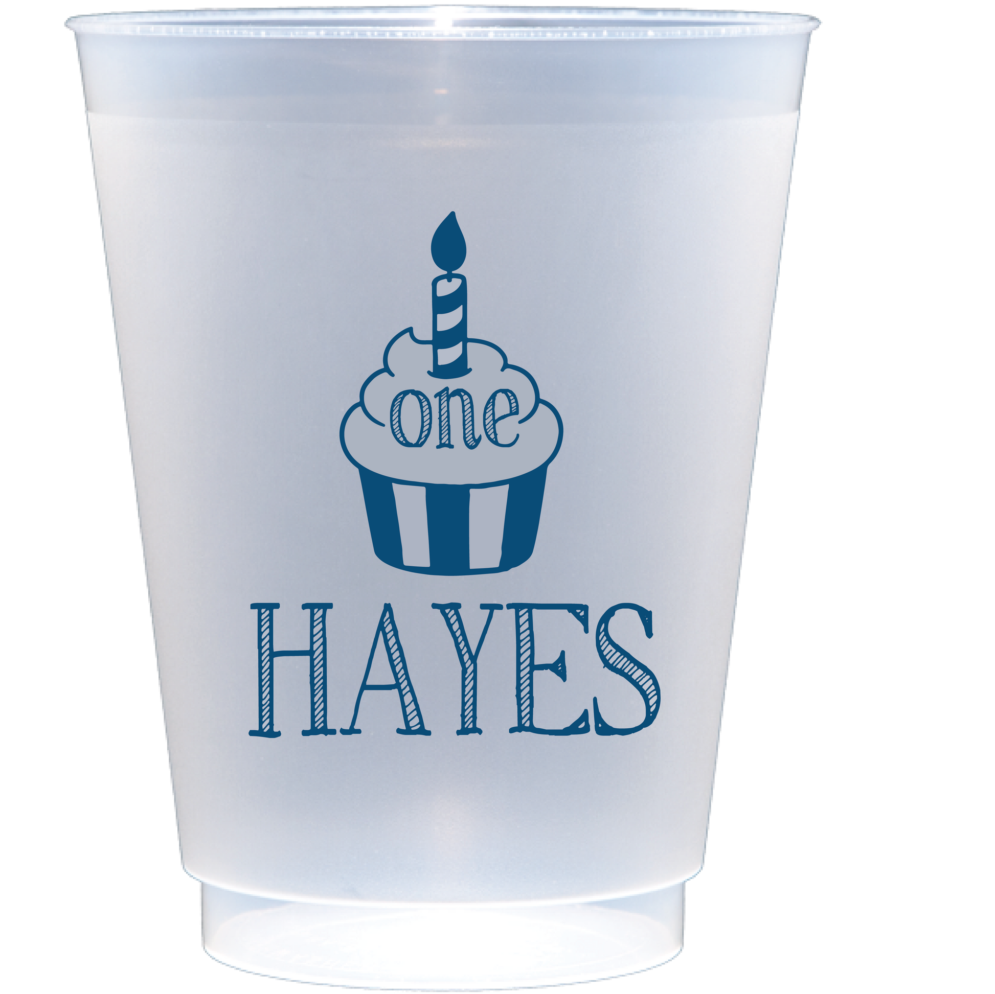 Personalized birthday cupcake | Frosted Flex Cup