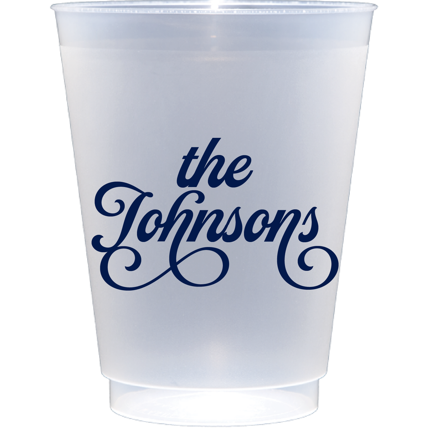 personalized family name | Frosted Flex Cup