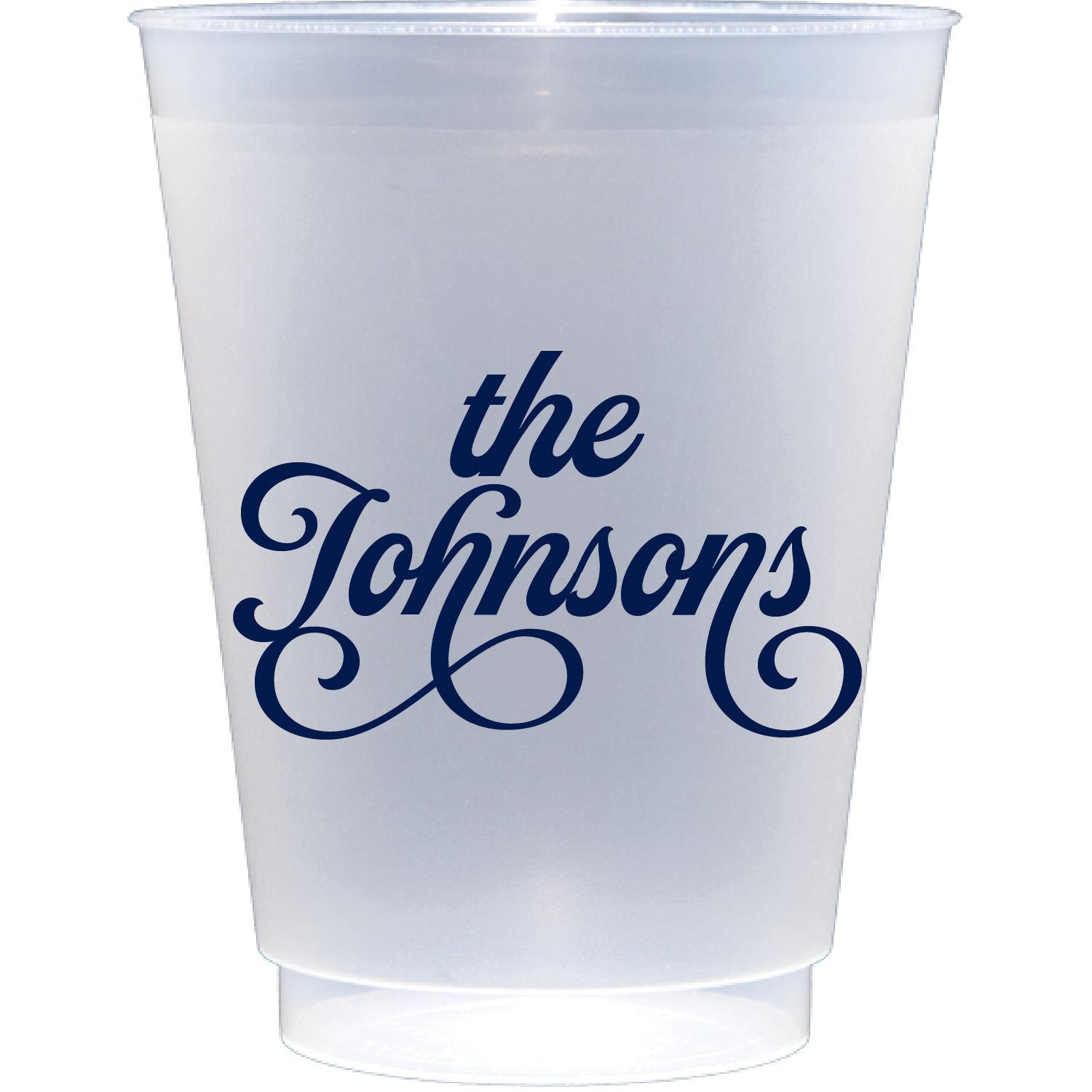 personalized family name | Frosted Flex Cup