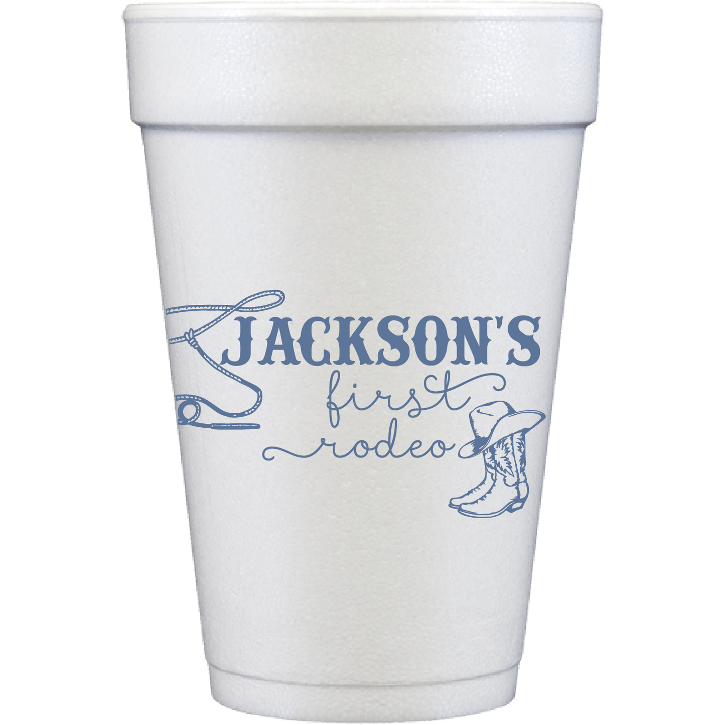 first rodeo | styrofoam cups