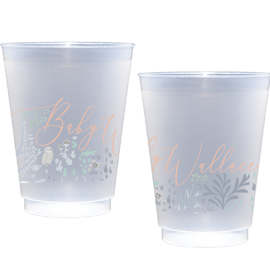 Personalized baby forest animals | Frosted Flex Cup