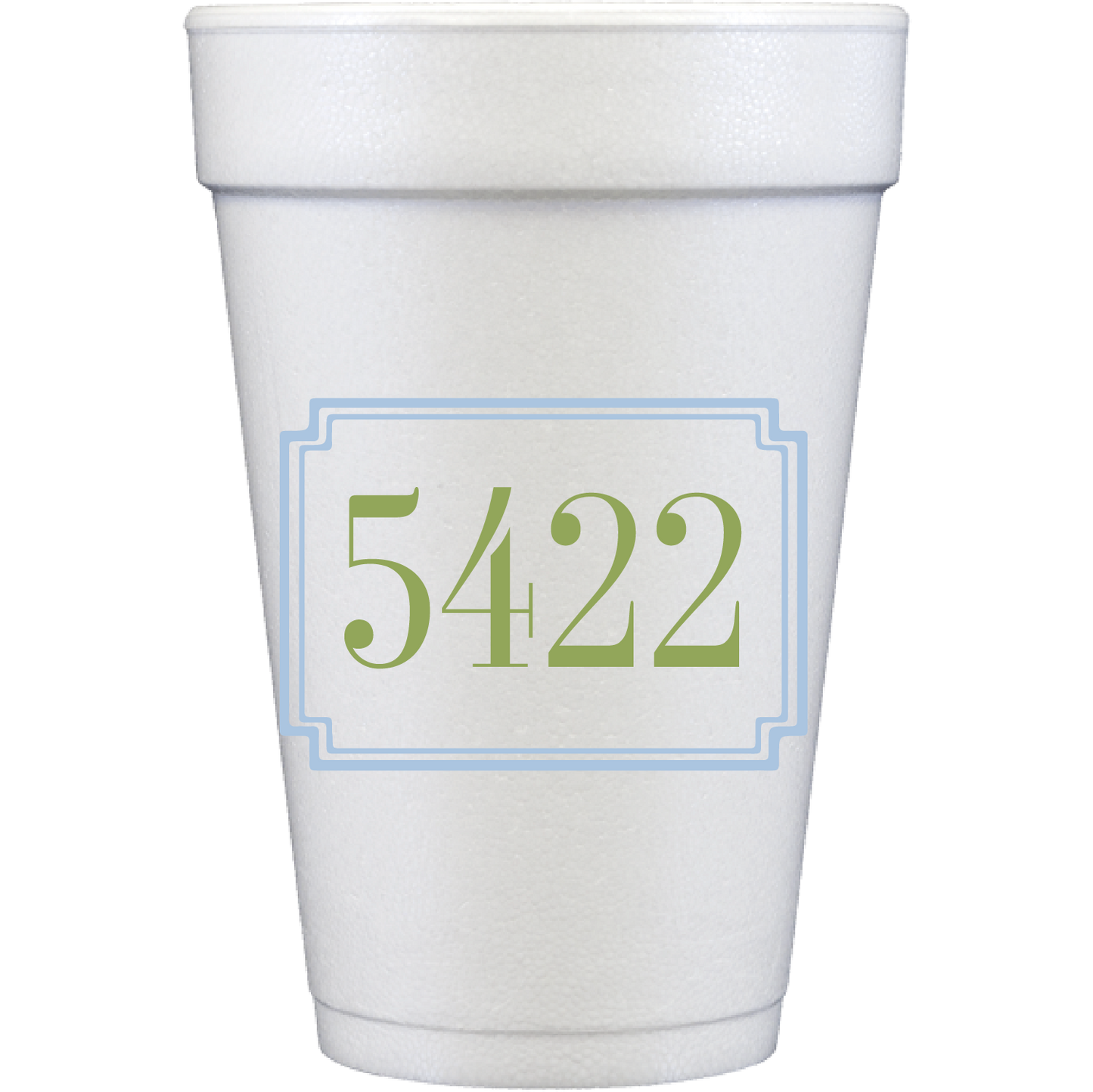 Custom frame | styrofoam cup