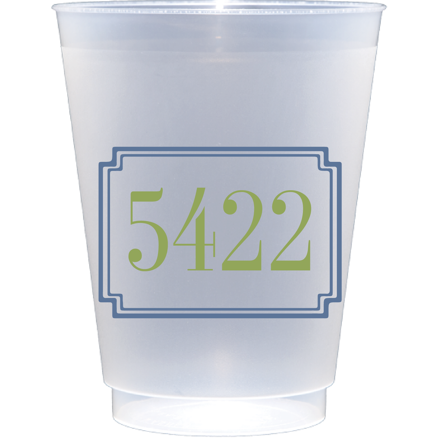 Personalized frame | Frosted Flex Cup