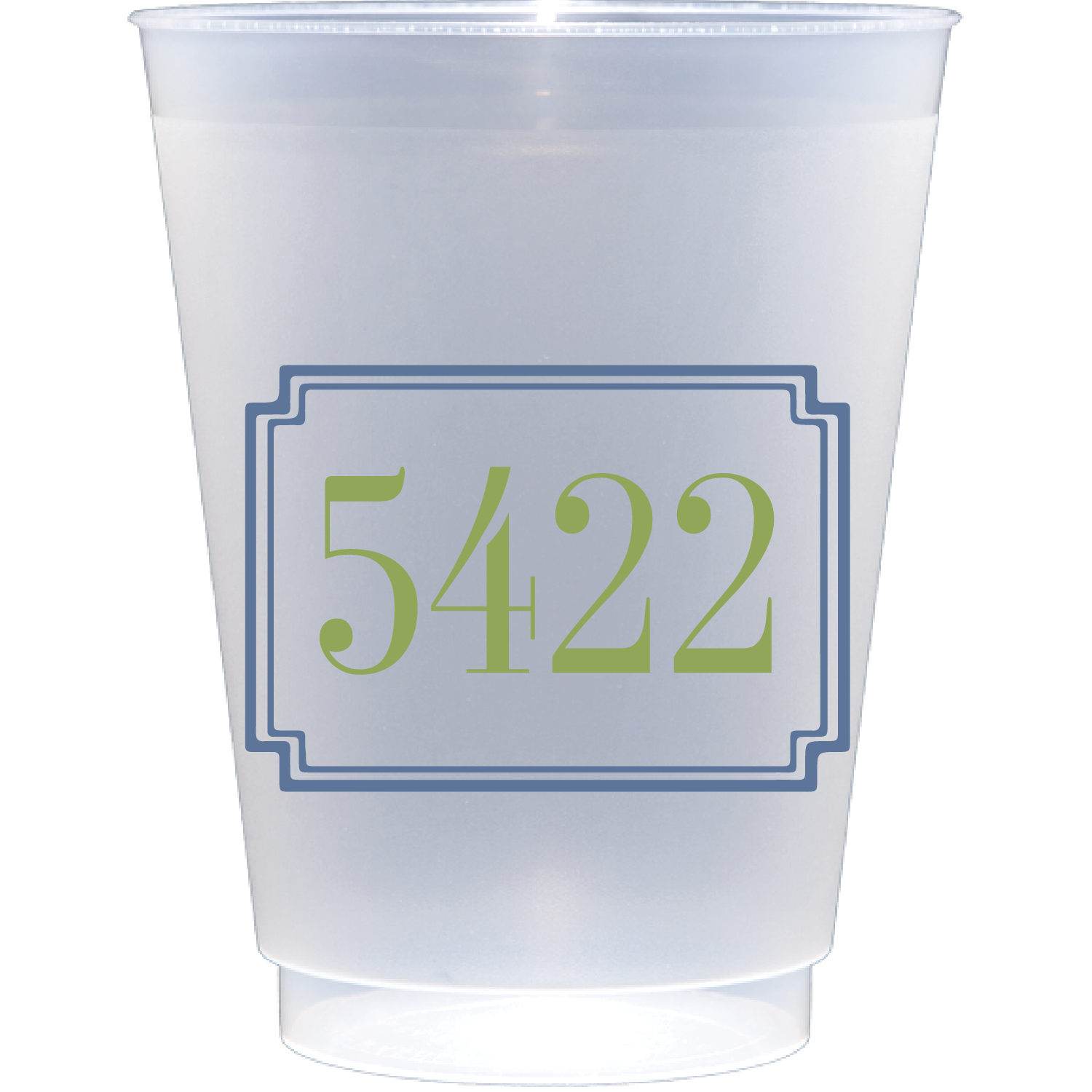 Personalized frame | Frosted Flex Cup