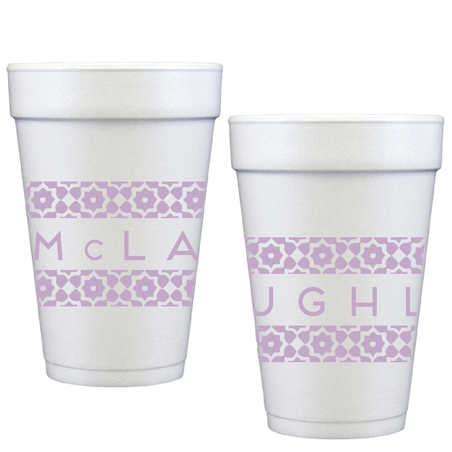 Personalized frame | styrofoam cup