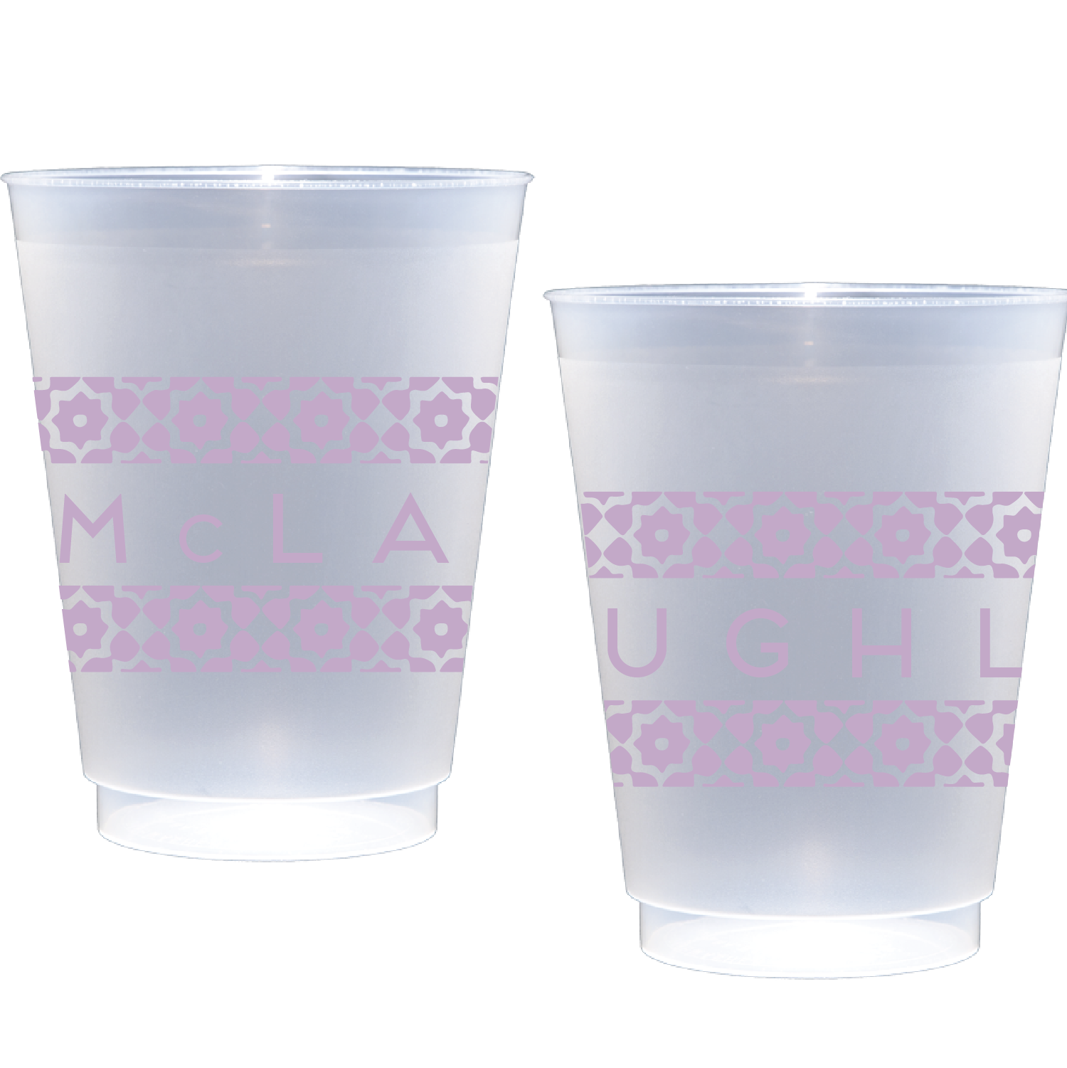 Personalized frame | Frosted Flex Cup