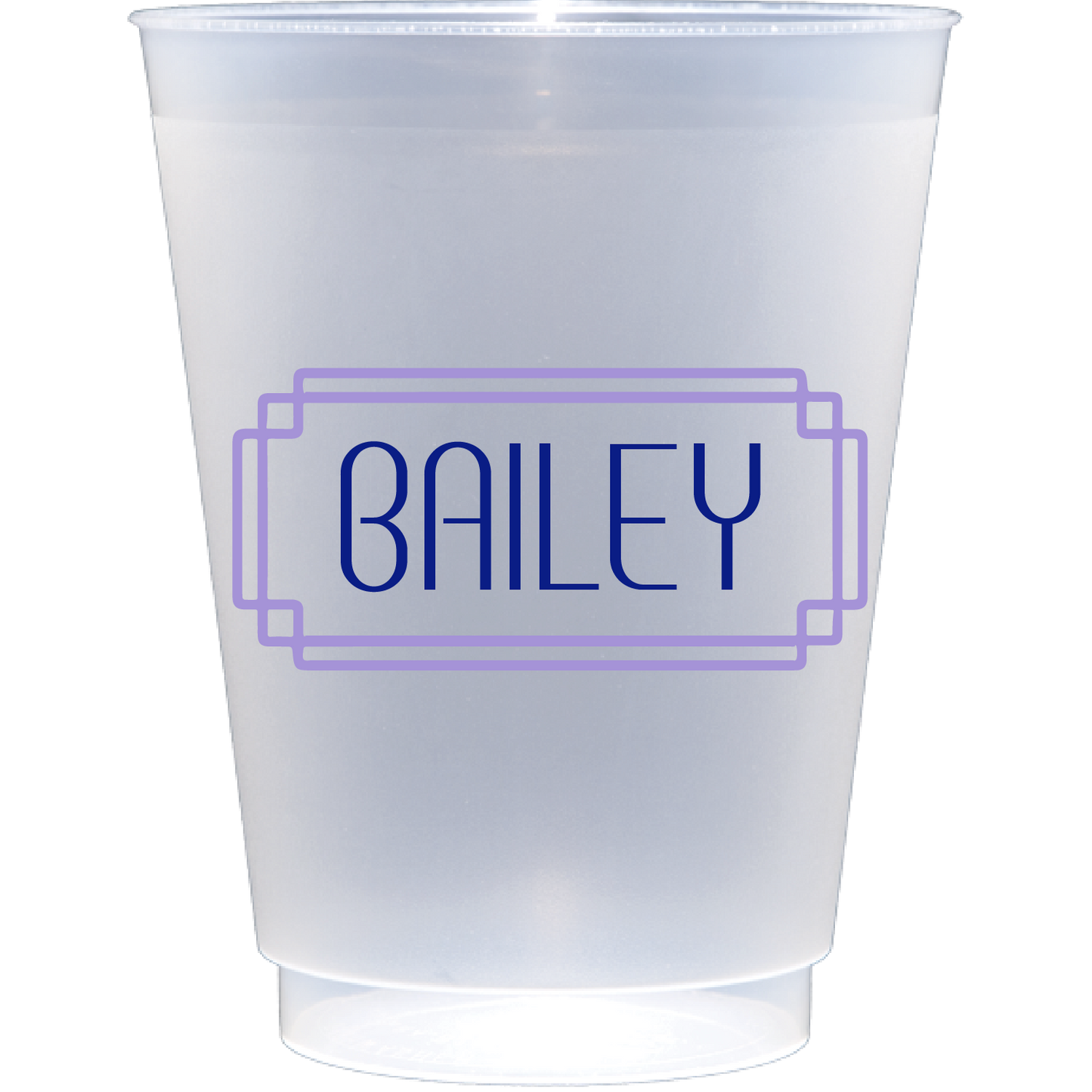 Personalized frame | Frosted Flex Cup