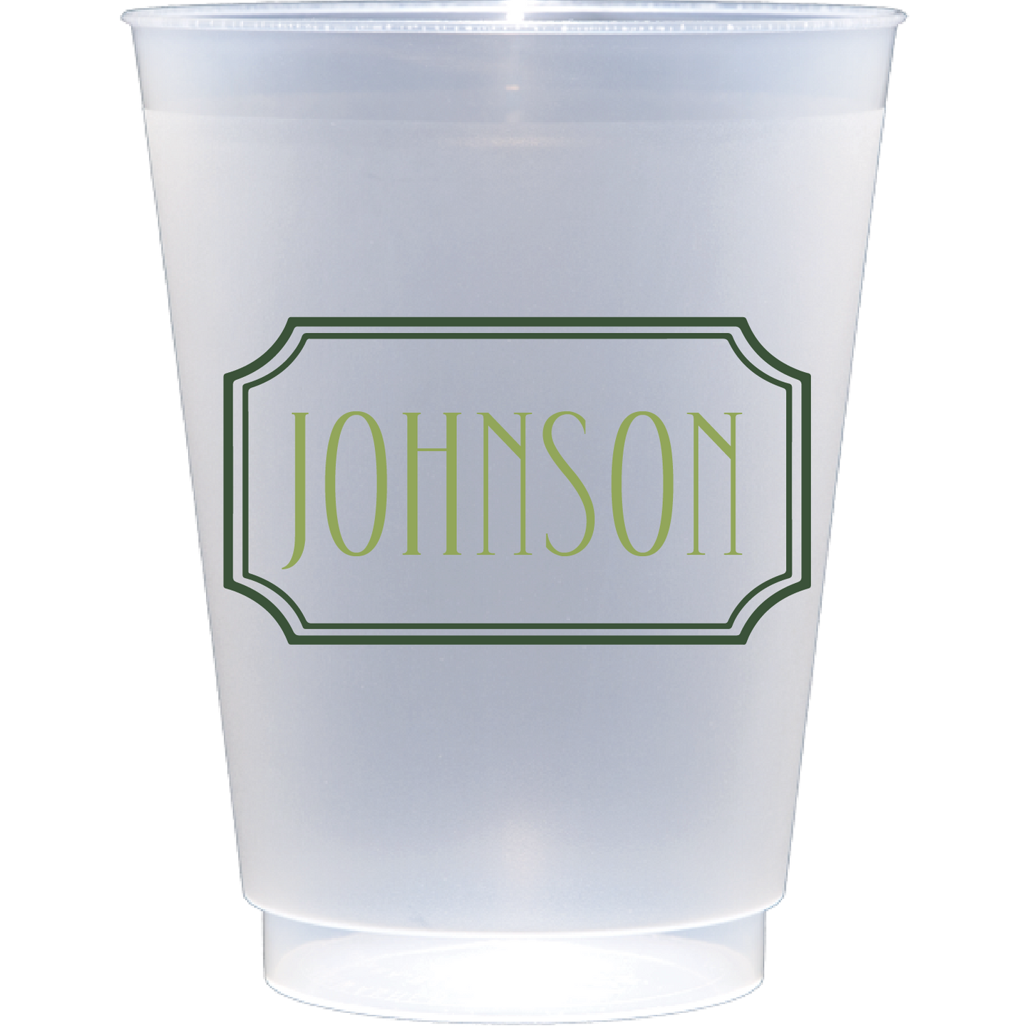 Personalized frame | Frosted Flex Cup