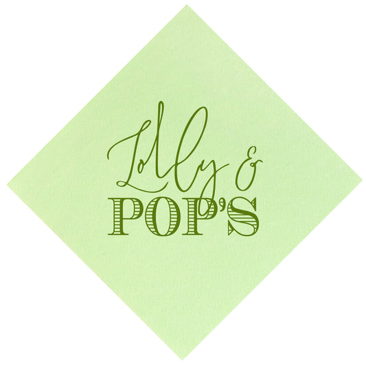 Custom Cocktail Napkin