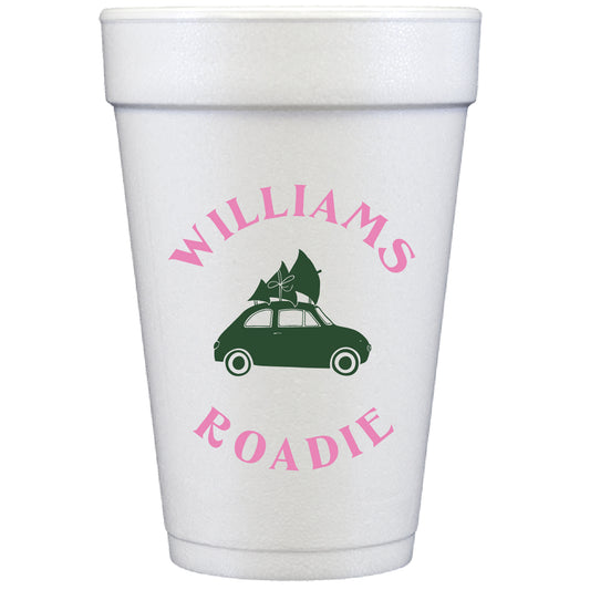 holiday roadie | styrofoam cups