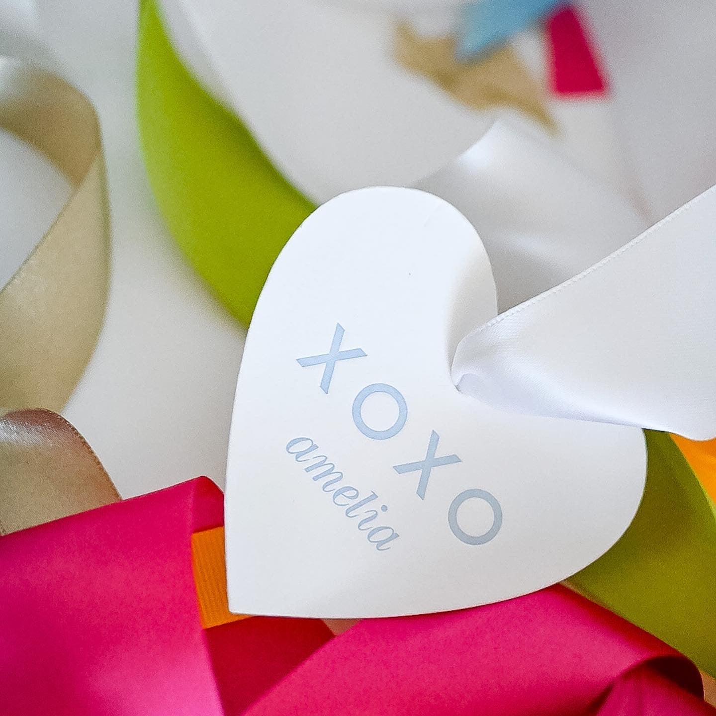 personalized heart shaped gift tags