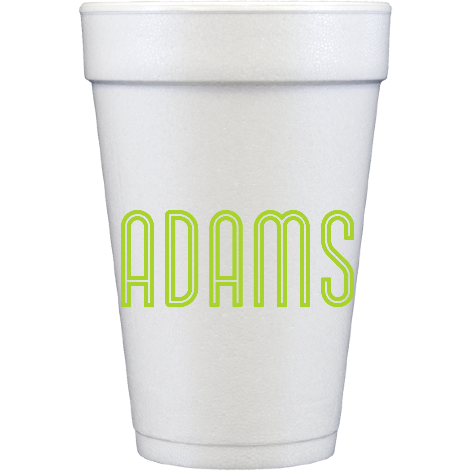 line name | styrofoam cups