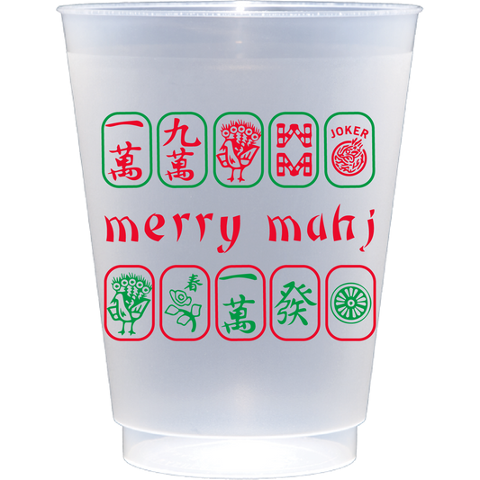 merry mahjong | Frosted Flex Cup