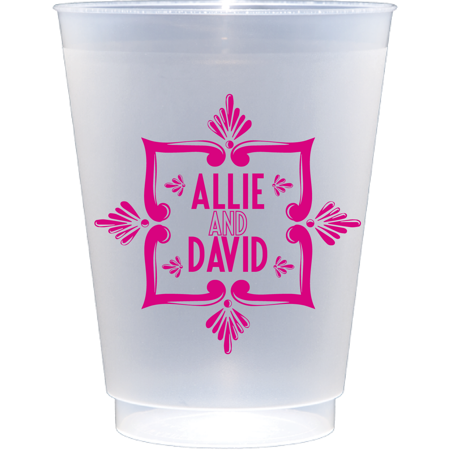 Personalized Mexican frame | Frosted Flex Cup