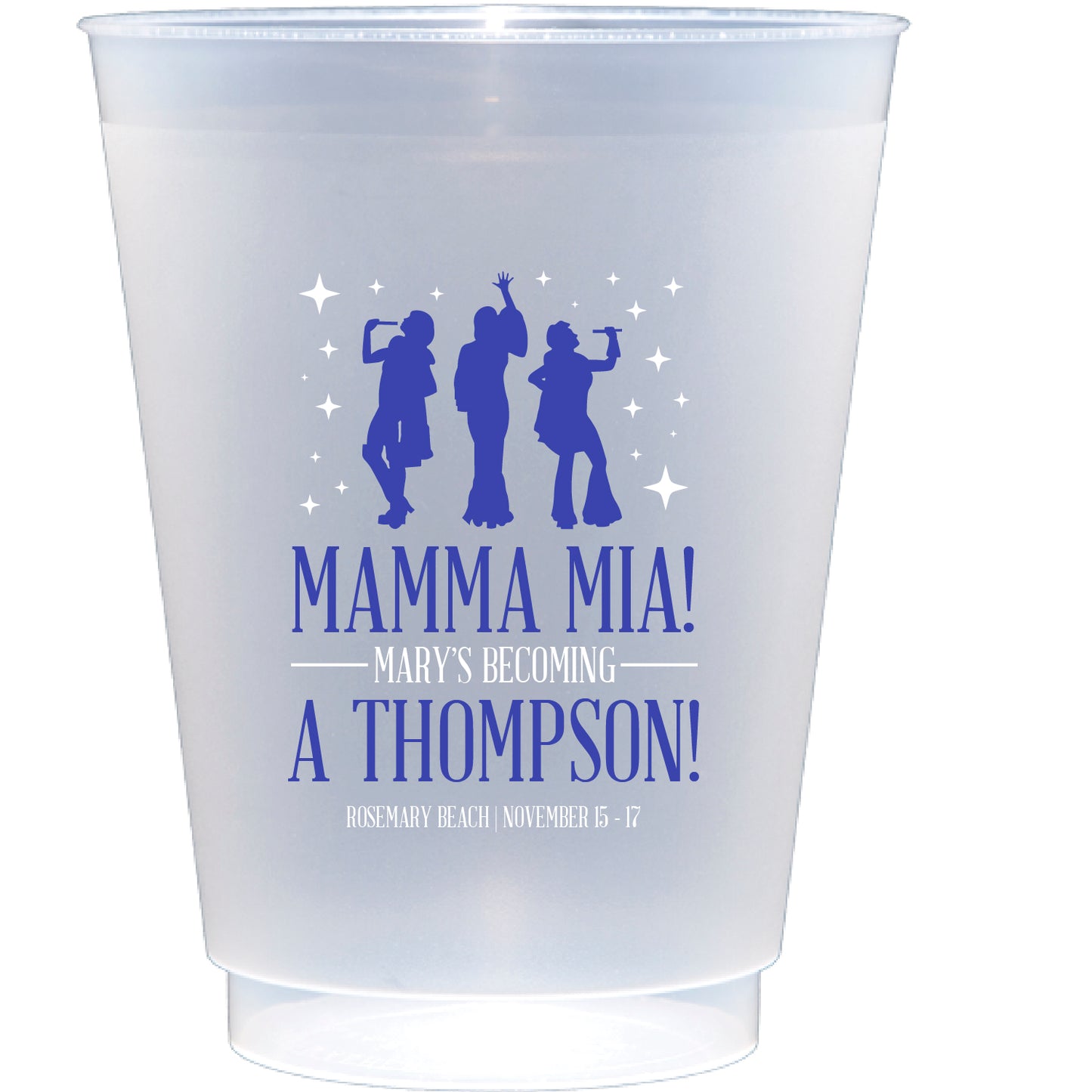 Personalized Mamma Mia  | Frosted Flex Cup
